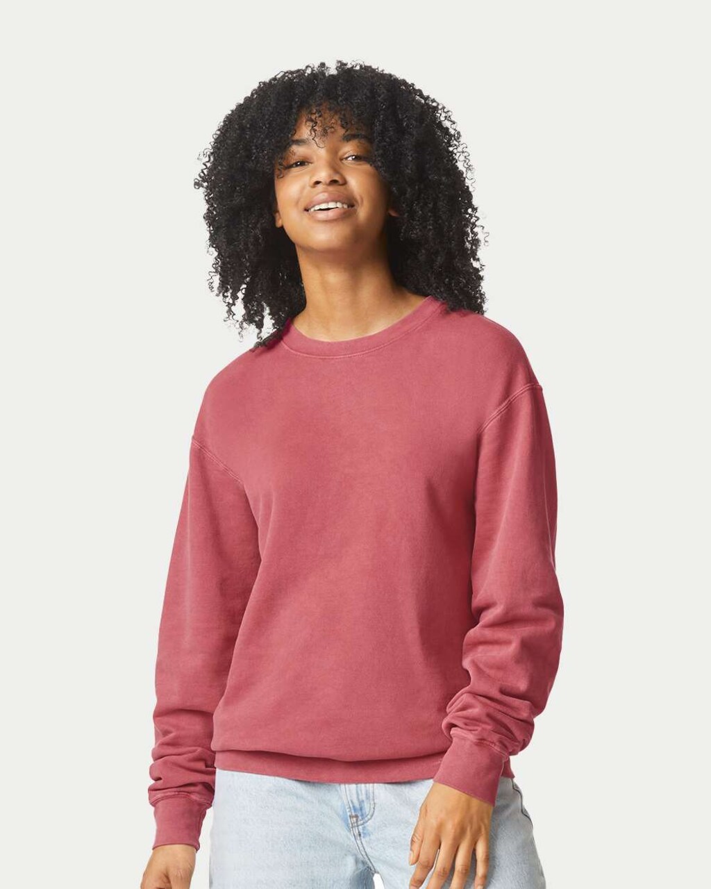 Comfort Colors® Garment Dyed Lightweight Fleece Crewneck Sweatshirt